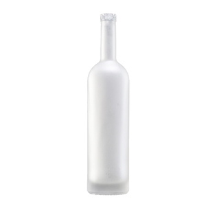 Botellas de vidrio de 70cl vacías esmeriladas blancas de forma alta para <span class=keywords><strong>Tequila</strong></span> - Product Image 4