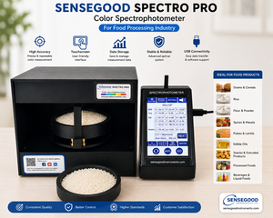 Spectrophotomètre LED portable Sensegood Instruments SpectroPro 400-700nm avec écran tactile et connectivité USB pour l'analyse alimentaire - Product Image 1