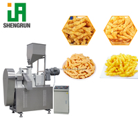 Machine d'extrusion automatique de Kurkure populaire en Afrique, ligne de production de snacks Nik Nak