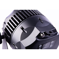 Lámpara LED PAR 4 en 1 de Alta Luminosidad, 270W, Blanco Cálido RGBW, 18 LED, Control DMX512, Protección IP65, CRI 90, para Escenarios de Bodas