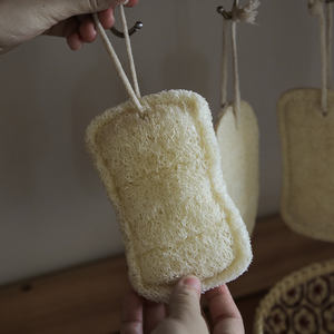 Depuradores corporales naturales ecológicos Exfoliante Ducha Loofah Guantes y almohadillas para platos Cepillos y esponjas de baño - Product Image 4