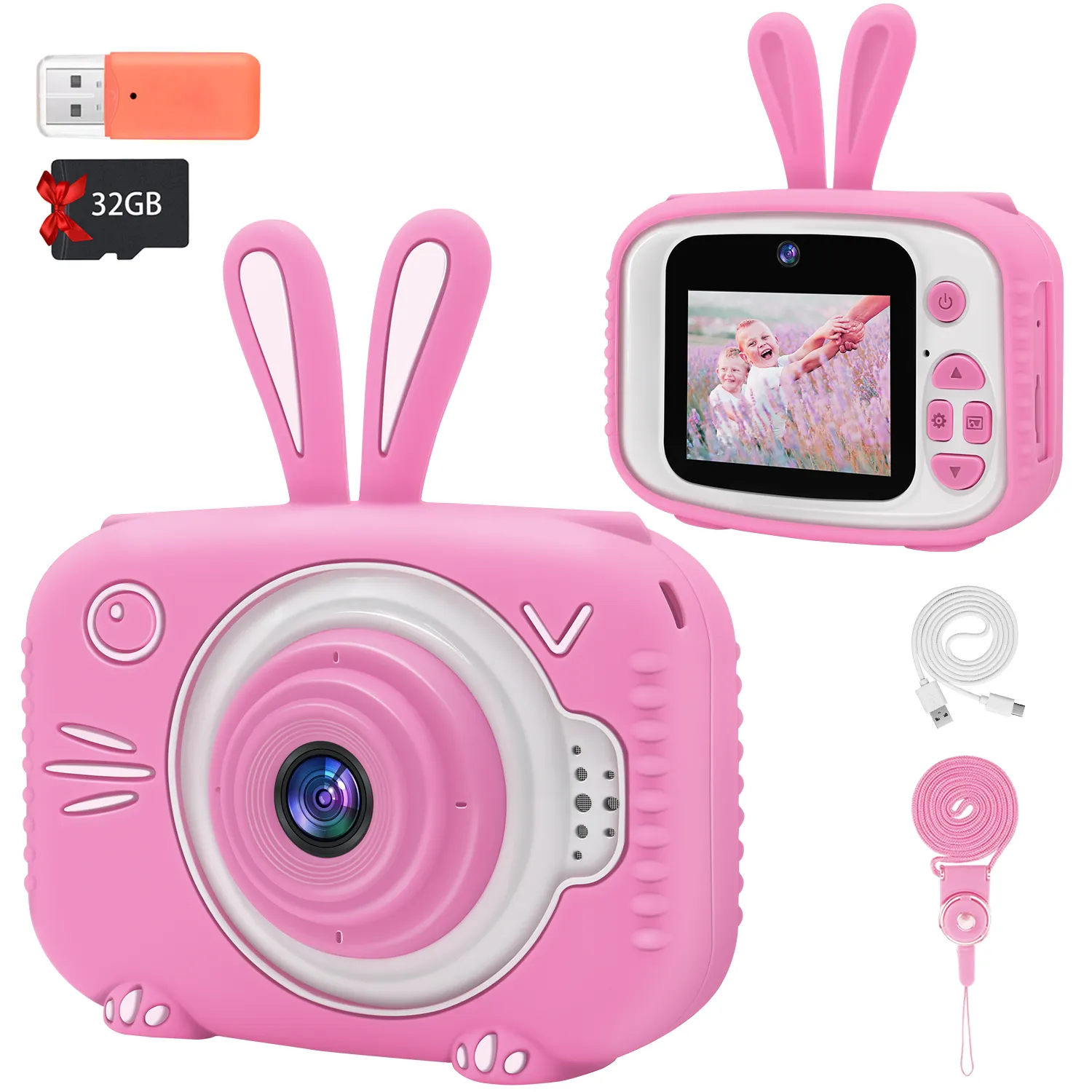 Горячая Распродажа детская камера детская Веселая Рождественский подарок на день рождения мини Детская цифровая игрушечная камера