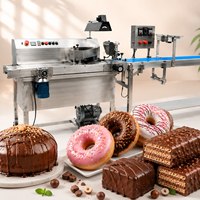 Machine à glaçage au chocolat, équipement de glaçage pour desserts, machine de transformation du chocolat pour boulangerie et restaurant