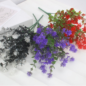 Fleurs artificielles en eucalyptus, fleurs en soie, décoration de mariage et de la maison, bouquet fait main - Product Image 3