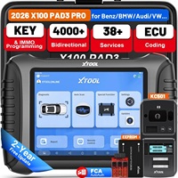 XTOOL X100 PAD3 PRO KC501 Programador de Llaves IMMO para Autos con Todas las Llaves Perdidas y Escáner OBD2 Bidireccional para BMW, Actualización del X100PAD3 SE