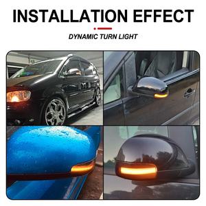Luces Intermitentes Secuenciales para Volkswagen VW Touran IT1 <span class=keywords><strong>IT2</strong></span>, Luces LED de Señalización Lateral para Espejo Retrovisor - Product Image 3