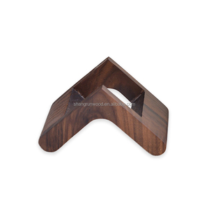 Nouveau Style carré mince chêne hêtre en bois artisanat tasse tapis écologique Logo personnalisé noyer cerisier bois caboteur - Product Image 4