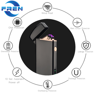 2026 FR-106 Nouveauté Briquet Électronique Rechargeable USB avec Double Arc et Design Coupe-Vent - Product Image 5