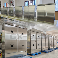Boîtier Électrique Extérieur Étanche en Acier Inoxydable, Boîte de Jonction Murale en Acier pour Panneau de Commande Électrique