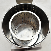 Déshydrateur centrifuge industriel HELAXEN pour laitues et légumes, en acier inoxydable, automatique, électrique, moteur 750W, garantie 1 an