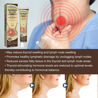 Pommade de Soin de la Glande Thyroïde South Moon : Drainage des Ganglions Lymphatiques, Élimination des Impuretés Corporelles, Inhibition des Nodules Thyroïdiens
