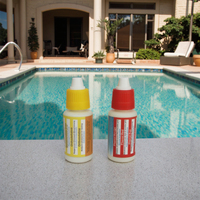 Kit de Test de Piscine : Flacons de Recharge Réactifs pH, Chlore et Bromure 20CC avec Bouchon de Sécurité pour Test d'Eau de Piscine