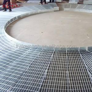 Rejilla de Acero al Carbono Galvanizado Resistente para Aceras, Rejilla Protectora para Árboles, Rejilla de Barra, Diseño Industrial - Product Image 5