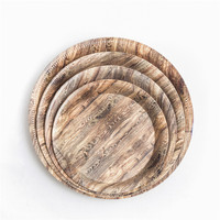 Assiette de présentation ronde de 13 pouces pour mariage, fête, décoration de table, décoration de Noël