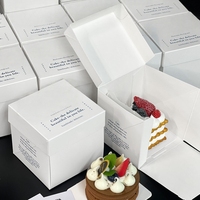 Boîte à mini-gâteaux personnalisée style Ins pour desserts à la mousse – Emballage sécurisé à emporter pour pâtisseries françaises et boulangeries West Point
