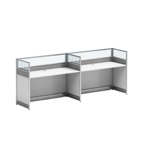 Proveedor de fábrica Mesa oficial Escritorio de Oficial Partición de madera Cubículo modular Muebles de oficina - Product Image 3