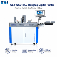 Mesin Printer Inkjet Digital Kecepatan Tinggi CSJ-U601TAG untuk Label Pakaian
