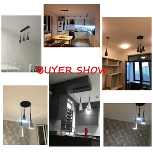 Lampade a Sospensione LED E27 Moderne per Tavolo da Pranzo, Isola Cucina, Lampada Sospesa Minimalista Nordica, Decorazione per Soggiorno - Product Image 5