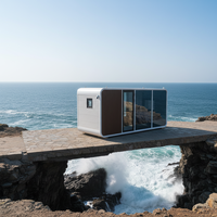 Conteneur d'expédition modifié HUAYING pas cher, panneau sandwich en acier préfabriqué, mini-maison moderne en forme de pomme, 20 pieds, 40 pieds, étanche
