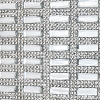Rollo de Lámina de Cristal Adhesiva al por Mayor, 5*15 cm, 24*10 Yardas, Lámina de Cristal Adhesiva para Zapatos y Ropa