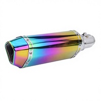 Pot d'échappement de moto AORUN, longueur 370 mm, placement supérieur, haute qualité, nouveau design China-Chic, acier inoxydable 304