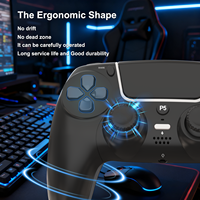 Control de Juego P50A BT, 600mAh, Joystick P5, Audio, Vibración de Doble Motor, Sensor de Movimiento de 6 Ejes, Control Inalámbrico para PS5
