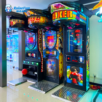 Machine de boxe d'entraînement à pièces RaiseFun personnalisée avec paiement par carte pour centre de jeux