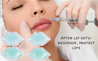 Compresse de gel PVC réutilisable en forme de lèvres avec logo personnalisé, chaud/froid, pour le soutien immunitaire et les soins post-injections buccales, contrôle des gonflements
