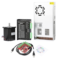 Kit Pengontrol CNC Hibrida USB 4 Axis, Motor Stepper Nema 23 425oz-in/112mm, Driver Motor TB6600/DM542/DM556, Catu Daya DC 12-24V