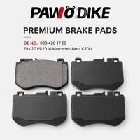 Pastiglie Freno Professionali a Basso Rumore per Mercedes-Benz C200 15-16, con Dischi in Acciaio Inox Resistenti al Calore, OE 0084201720