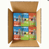 Nourriture humide pour chats en gros, sans additifs, 85 g, avec lapin/poulet/thon/saumon, pour la santé digestive et articulaire, sans arômes ni colorants artificiels
