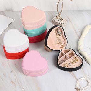 IStapromo Gifts Boîte à bijoux de voyage ronde en cuir PU de haute qualité, très vendue, pour colliers, boucles d'oreilles et bagues - Product Image 3