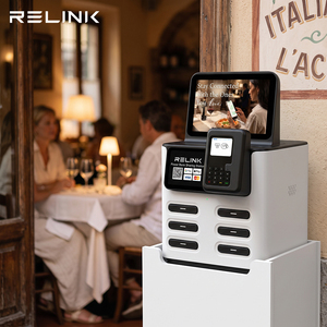 Nuovissimo Chiosco di Noleggio Power Bank Relink 2026 a 6 Slot con Supporto POS Universale, Schermo Touch da 8 Pollici, 8000mAh, NFC, CE, Logo Personalizzato per l'Italia - Product Image 1