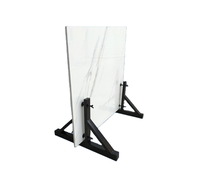 Présentoir à carreaux pour vitrine, support de présentation de carreaux, anti-rouille et avec cadre métallique pour salle d'exposition et exposition