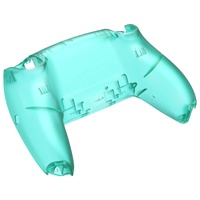 EXtremeRate clair vert émeraude pour contrôleur PS5 coque arrière remplacement plaque arrière couvercle du boîtier inférieur boîtier arrière
