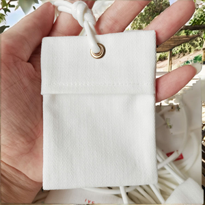 ถุงผ้าฝ้ายลินินออร์แกนิคแบบรักษ์โลก พร้อมเชือกผูก ปรับแต่งโลโก้ได้ พิมพ์ลายตามสั่ง ทันสมัย รีไซเคิลได้ ใช้ซ้ำได้ ใส่สบู่ ใส่ของจุกจิก ใส่ของขวัญ - Product Image 2