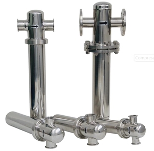 Filtres à air stériles en acier inoxydable 0,22 µm pour sécheurs d'air, pièces de compresseurs industriels et fermentation - Product Image 6