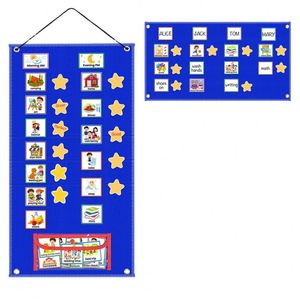 Large Visual Schedule for Kids Morning Routine Chart for Toddlers Behavior Reward Chore Chart for Kids - Product Image 1