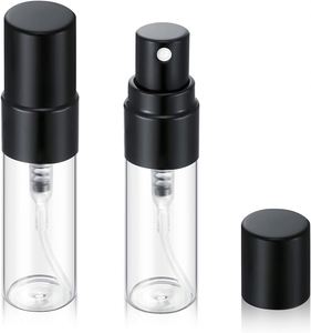 Luxury Refillable Empty <b>Perfume</b> Oil <b>Spray</b> <b>Bottle</b> 10ml Clear Amber Glass Screen Printing Customizable for Essential Oil <b>Perfume</b> - Product Image 3