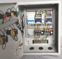 Armoire Électrique Triphasée avec Minuteur et Démarreur pour Moteur Double, Verrouillable, pour Station de Lavage de Fruits de Mer et Légumes, Direct Usine