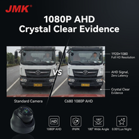 Caméra de recul pour véhicule JMK1080P AHD IP69K étanche avec vision nocturne Starlight pour camion, bus, gestion de flotte