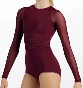 Justaucorps à manches longues filles à <span class=keywords><strong>la</strong></span> mode strass usine Performance Gym porter <span class=keywords><strong>danse</strong></span> gymnastique justaucorps pour <span class=keywords><strong>Studio</strong></span> <span class=keywords><strong>de</strong></span> <span class=keywords><strong>danse</strong></span> - Product Image 3