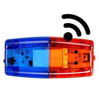 Traceur GPS de réseau IoT, signal d'avertissement de sécurité personnelle, clip lumineux de circulation nocturne, lampe d'épaule pour la course
