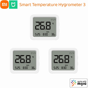 Thermomètre intelligent sans fil <span class=keywords><strong>Xiaomi</strong></span> <span class=keywords><strong>Mijia</strong></span> 3 avec écran LCD Mesh, hygromètre numérique sans fil, moniteur de température et d'humidité intelligent <span class=keywords><strong>Mijia</strong></span> - Product Image 4