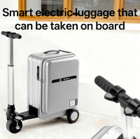 Valise intelligente de 20 pouces certifiée FCC avec chargement USB, transportable et adaptable pour le commerce mondial