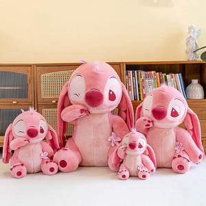 Serie de Cuentos de Flores de Cerezo Xiaohongshu Dongdan Stitch, Juguete de Peluche de Perro de Algodón PP Suave y Adorable de Pelo Largo, Regalo de Cumpleaños, Venta al por Mayor - Product Image 3