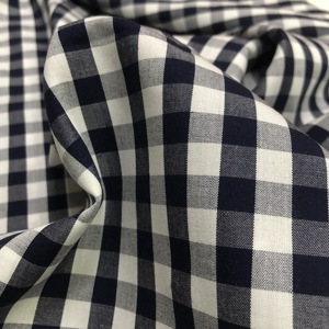 121261 Tissu en rayonne teint en fil, certifié OEKO-TEX, écologique, respirant, voile, pour vêtements, couleurs en stock, offre spéciale - Product Image 5
