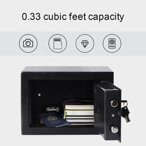 <span class=keywords><strong>Caja</strong></span> <span class=keywords><strong>Fuerte</strong></span> Inteligente Pequeña para el Hogar, <span class=keywords><strong>con</strong></span> Cerradura Electrónica Digital y de <span class=keywords><strong>Llave</strong></span>, Diseño Vertical de Acero, Blanca y Negra, Certificación CE, Venta al Por Mayor - Product Image 5