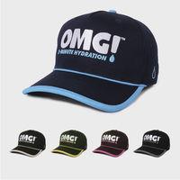 Casquette de baseball OEM personnalisée en polyester avec logo réglable, imperméable, perforations découpées au laser, pour la performance, vente en gros