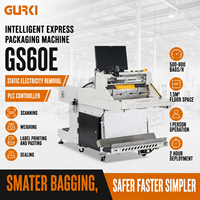 Gurki Auto Bagger GS60E Distributeur automatique de papier d'emballage cohésif Poly Mailer Express Courier Bag Packing Machine